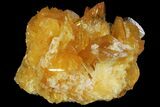 Orange Selenite Crystal Cluster (Fluorescent) - Peru #102162-1